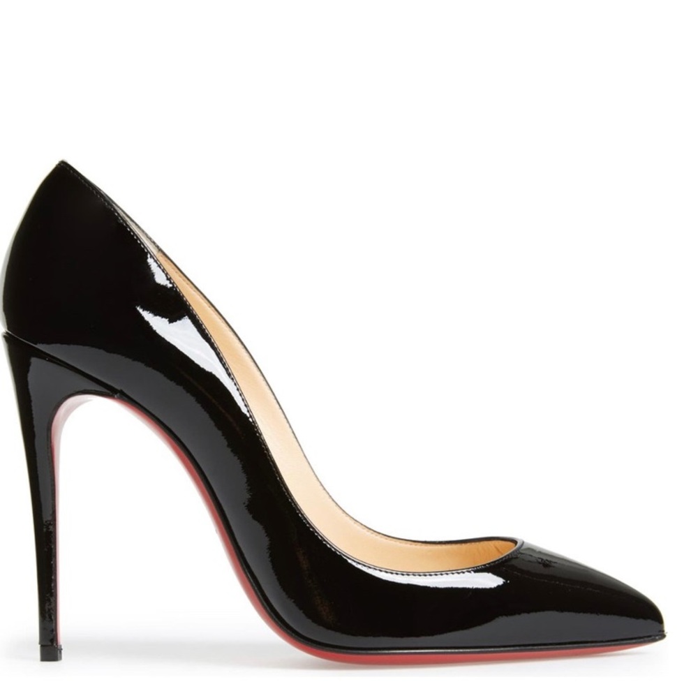 Christian Louboutin Pigalle 100 Patent Calf Pump